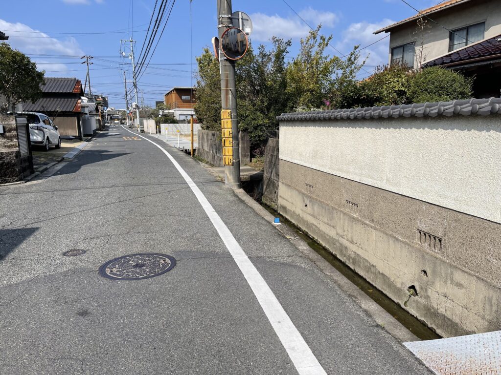 幼稚園への登園路（現在）