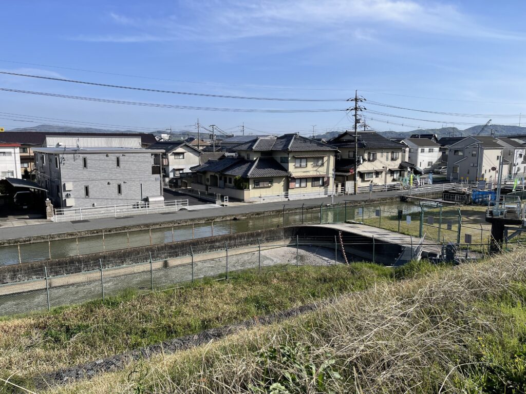 西岸用水 - 水江サイフォン呑口