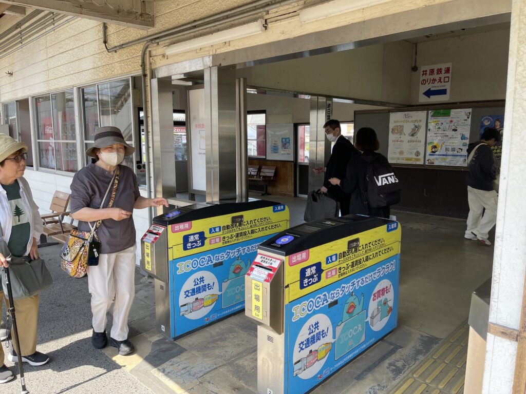 JR清音駅の改札:タッチはあるがフラップはない