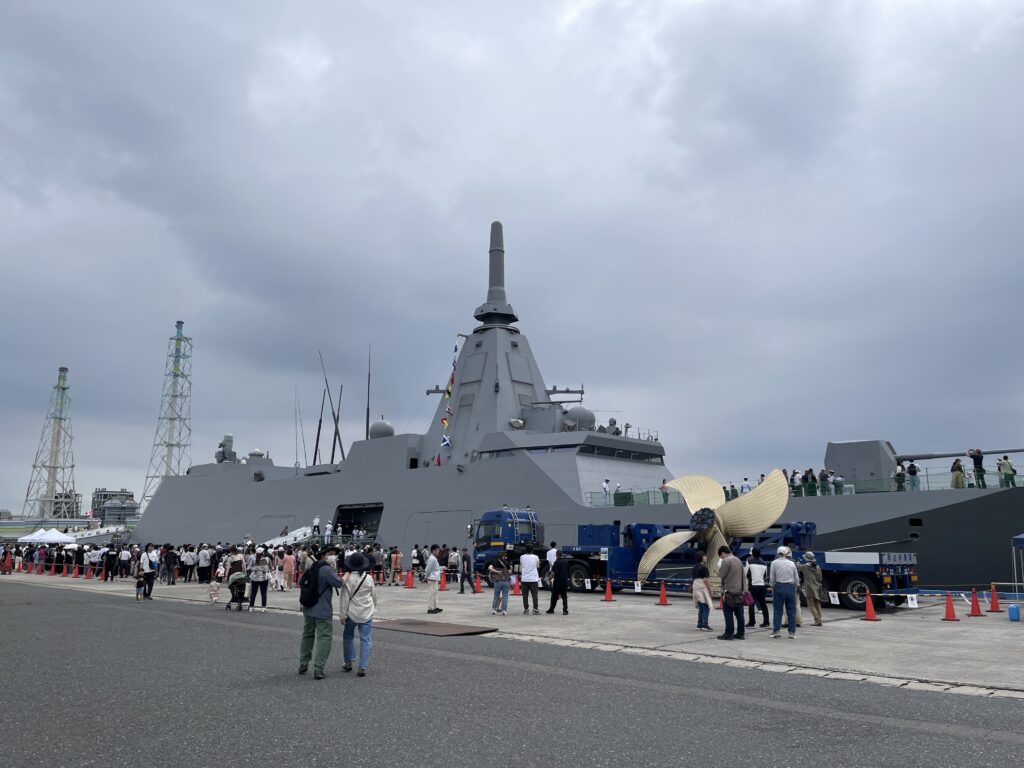 最新鋭ステルス護衛艦『によど』(もがみ型7番艦)