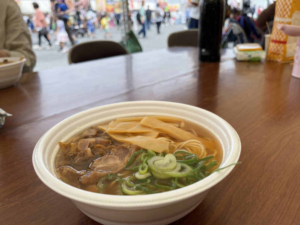 私の食べた鶏醤油ラーメン