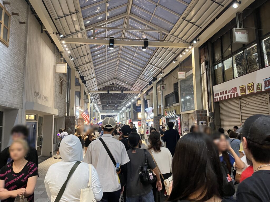 倉敷センター街の様子