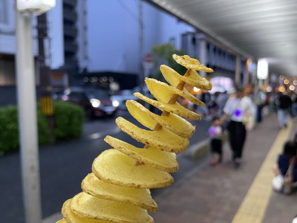 トルネードポテト気分満点で美味さ満点500円