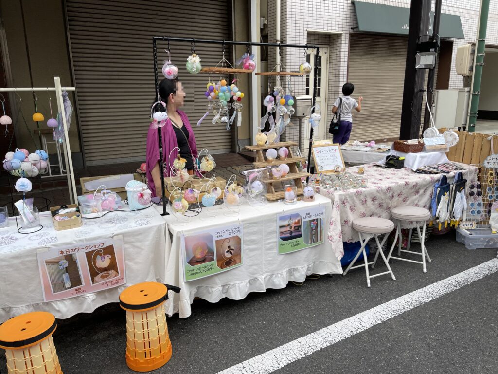 風鈴の露店