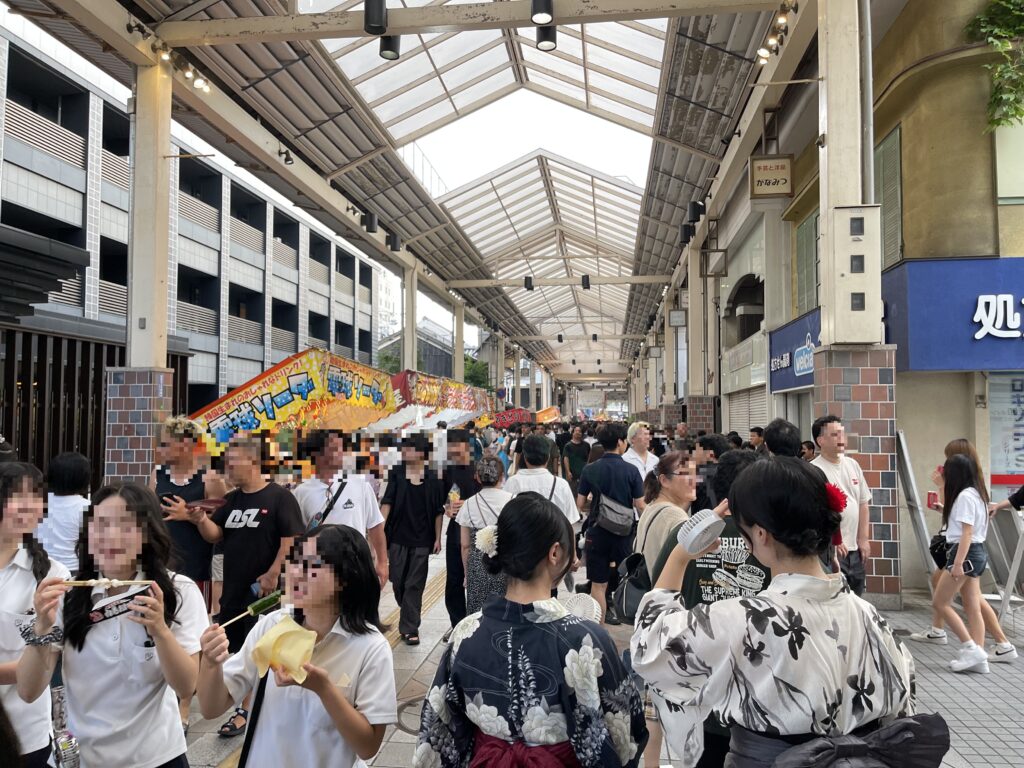倉敷センター街の様子