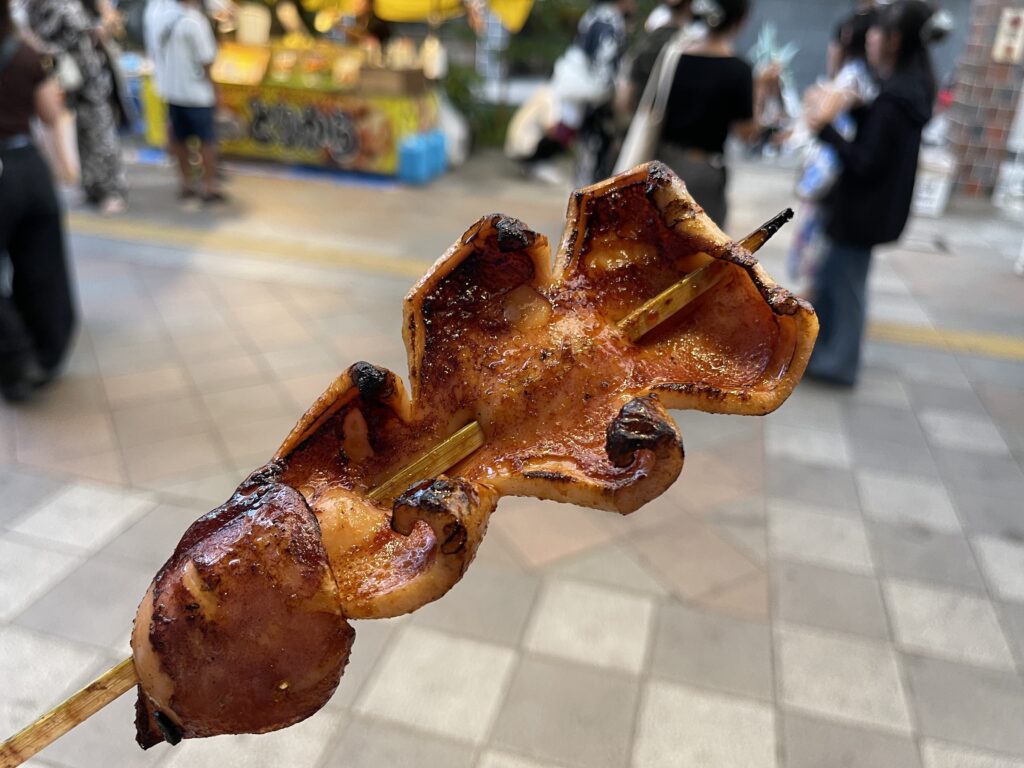イカの姿焼き半身700円