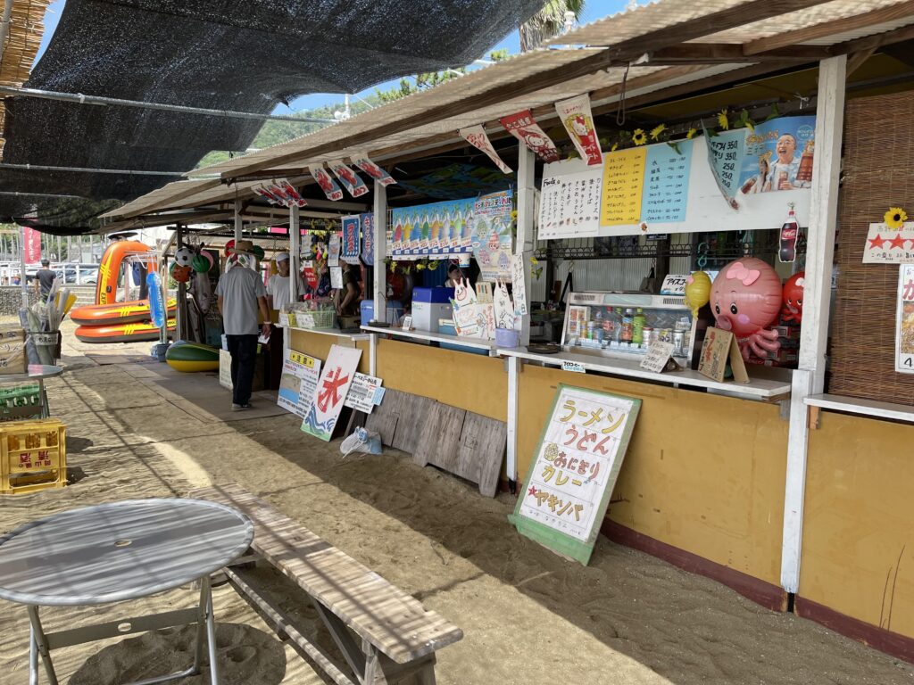 海の家の売店